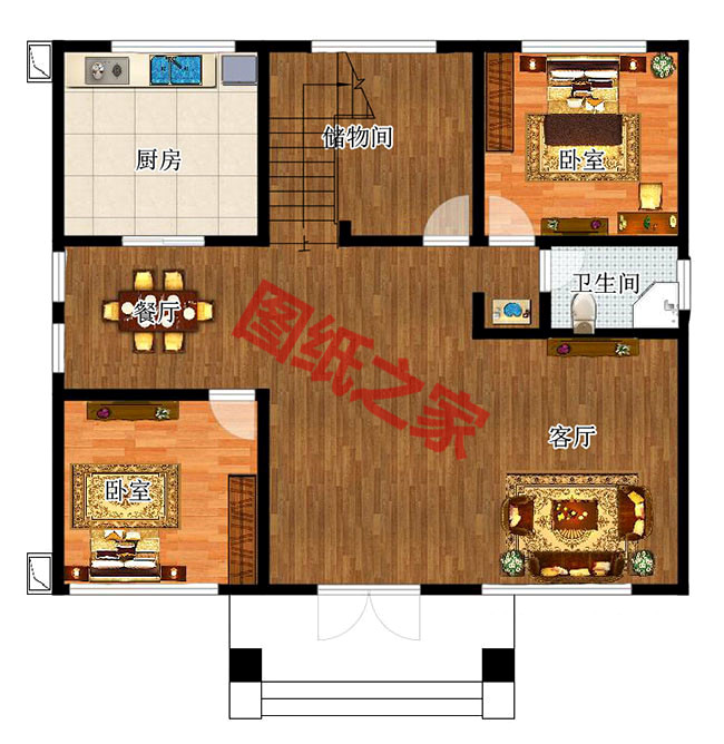 住宅設計公司三層別墅設計圖紙，6套農村自建房設計圖分享給大家！