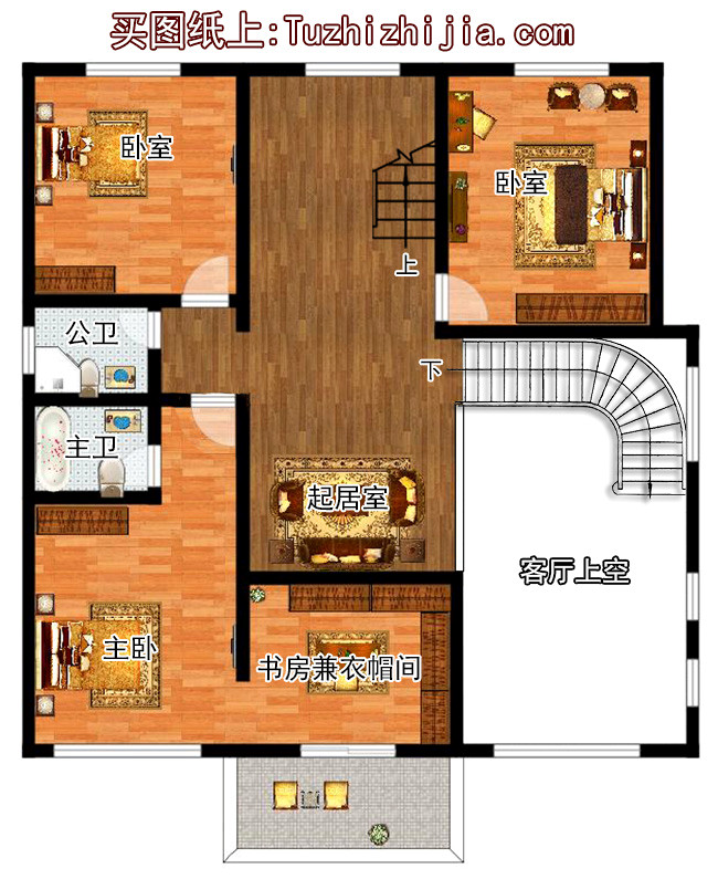 住宅設計公司三層別墅設計圖紙，6套農村自建房設計圖分享給大家！