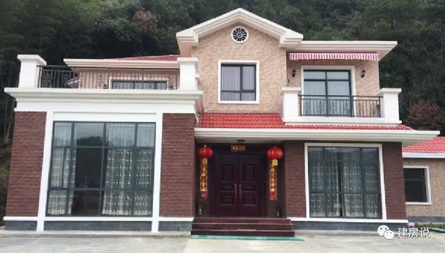 鄉村二層田園風自建房，等賺了錢，我一定要花25萬回家蓋！