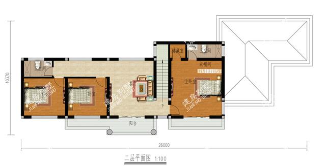 26米x10.3米農村二層自建房，帶獨立土灶廚房餐廳，帶來不一般的享受！