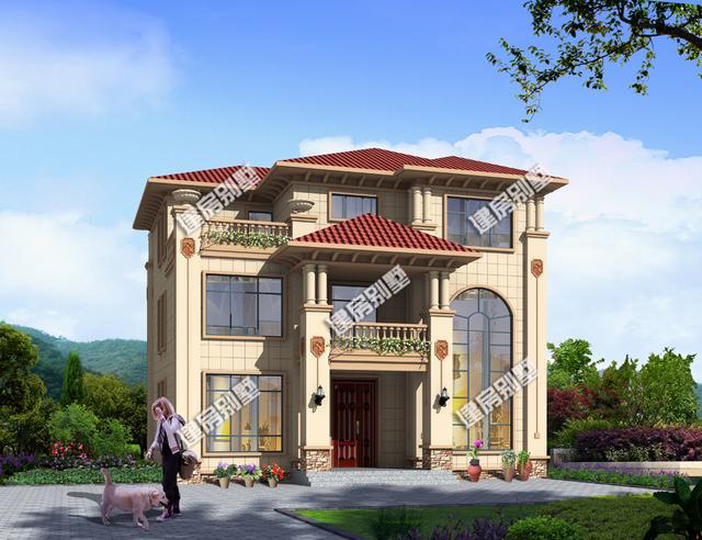 占地147平方米三層自建房，帶旋轉(zhuǎn)樓梯+客廳挑空設(shè)計(jì)，人人看了都喜歡！