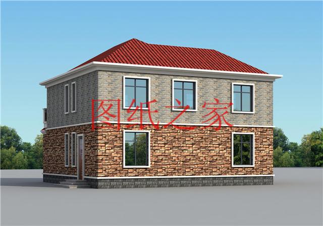 150平米大戶型二層別墅，造價(jià)30萬左右，經(jīng)濟(jì)實(shí)惠、美觀漂亮！