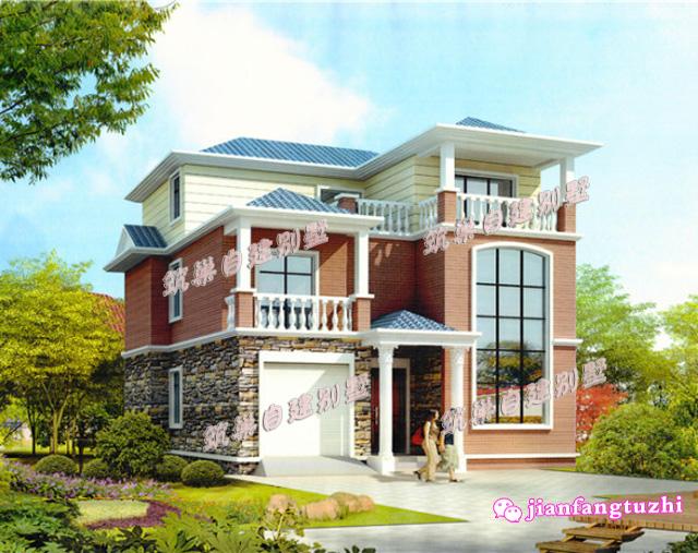 2款農村三層別墅設計圖，非常經典，含效果圖平面圖，第一款還原度超高！