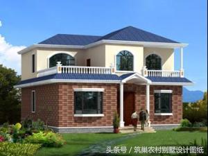 推薦10款造價(jià)25萬(wàn)二層別墅設(shè)計(jì)圖，簡(jiǎn)約大方，有喜歡的就收藏哦