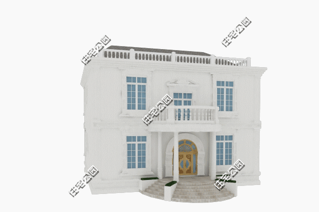 占地214平二層農(nóng)村法式別墅設(shè)計(jì)圖，臥室?guī)б旅遍g和衛(wèi)生間的體驗(yàn)才高級(jí)