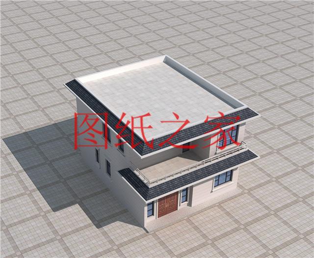 占地90平米左右的二層別墅，開間不到10米，非常實(shí)用的小戶型！