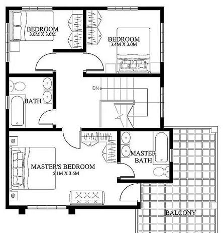 占地100平兩層別墅設計圖，帶車庫，簡單實用，希望大家會喜歡。
