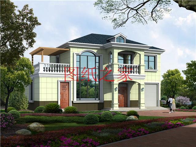 漂亮實用又省錢的二層別墅，占地150平米造價只要25萬！