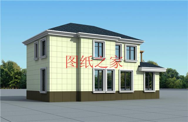 漂亮實用又省錢的二層別墅，占地150平米造價只要25萬！