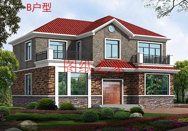 漂亮實用又省錢的二層別墅，占地150平米造價只要25萬！