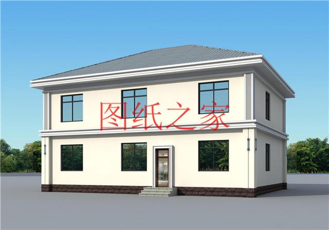 漂亮實用又省錢的二層別墅，占地150平米造價只要25萬！