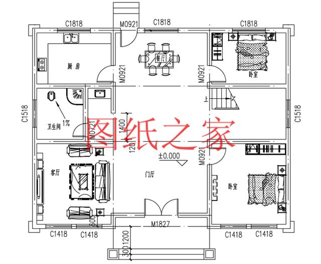 漂亮實用又省錢的二層別墅，占地150平米造價只要25萬！