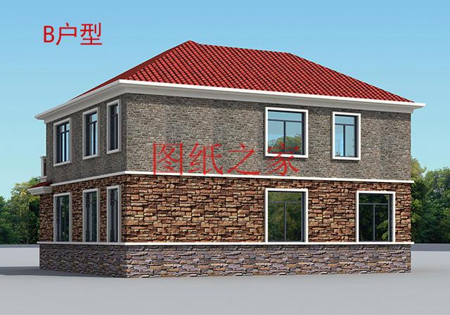 漂亮實用又省錢的二層別墅，占地150平米造價只要25萬！