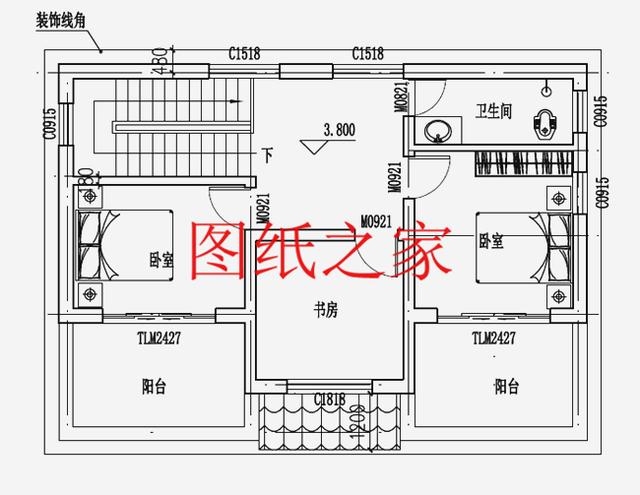 小巧精致的二層別墅，外觀和戶型都是滿分，一看見就想建一套！