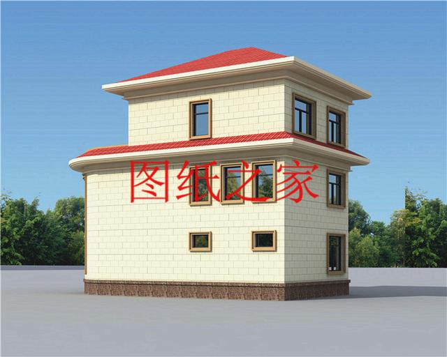 小巧精致的二層別墅，外觀和戶型都是滿分，一看見就想建一套！