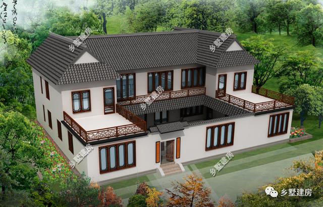 兩款最經典的新中式別墅設計圖，具有文化氣息，農村建房不要輕易錯過哦！