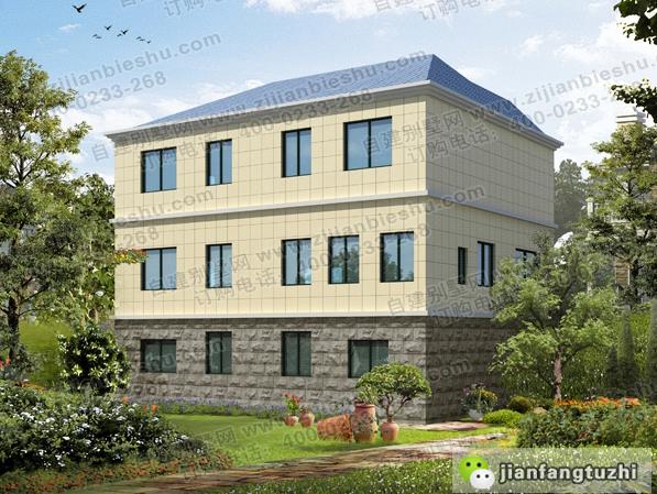 13米x10.3米農(nóng)村二層別墅設(shè)計圖，帶地下室，年輕人都喜歡，造價35萬！