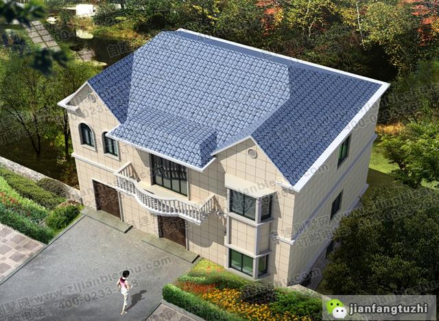 13米x10.3米農(nóng)村二層別墅設(shè)計圖，帶地下室，年輕人都喜歡，造價35萬！