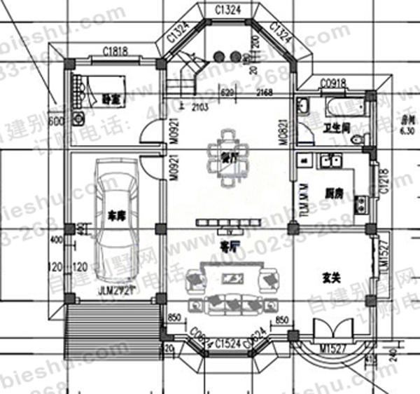占地123平農(nóng)村自建房，帶私家車庫，時尚大氣，四面采光，相信男女老少都無法拒絕！