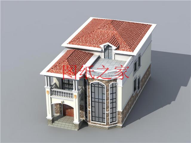 開間比較小可以試試這么建房，分享4套功能齊全的二層別墅設(shè)計(jì)