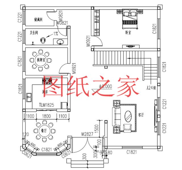 開間比較小可以試試這么建房，分享4套功能齊全的二層別墅設(shè)計(jì)