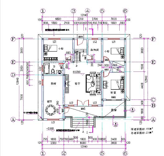 占地168平農村二層自建房，簡單又耐看，戶型精致美觀，帶圍廊+露臺