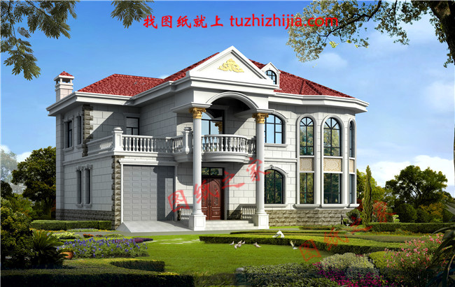 簡潔大氣農村二層小別墅設計圖，布局合理實用，堪稱經典！