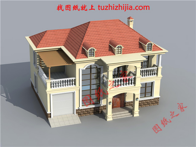 簡潔大氣農村二層小別墅設計圖，布局合理實用，堪稱經典！