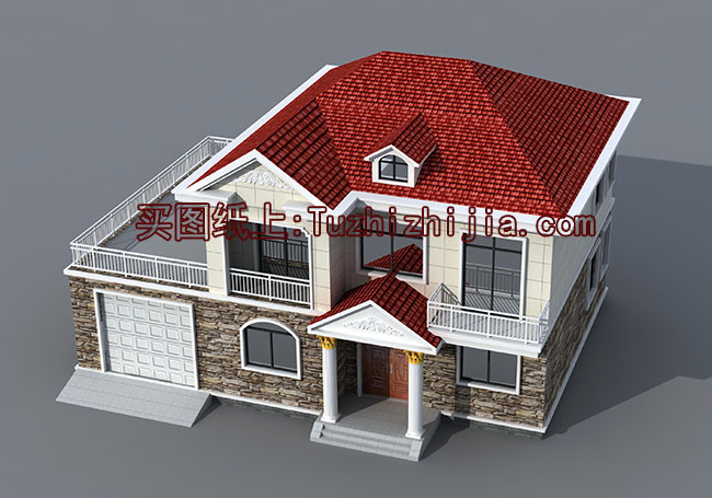 簡潔大氣農村二層小別墅設計圖，布局合理實用，堪稱經典！