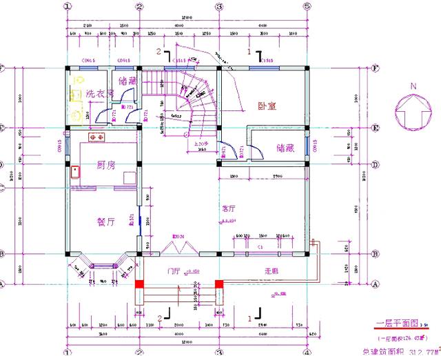 占地130平農村三層小洋樓，簡約大氣，帶多個臥室套房，功能齊全，居住舒適。