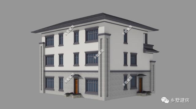 兩款新中式農村別墅設計圖，喜歡就收藏留著用吧！