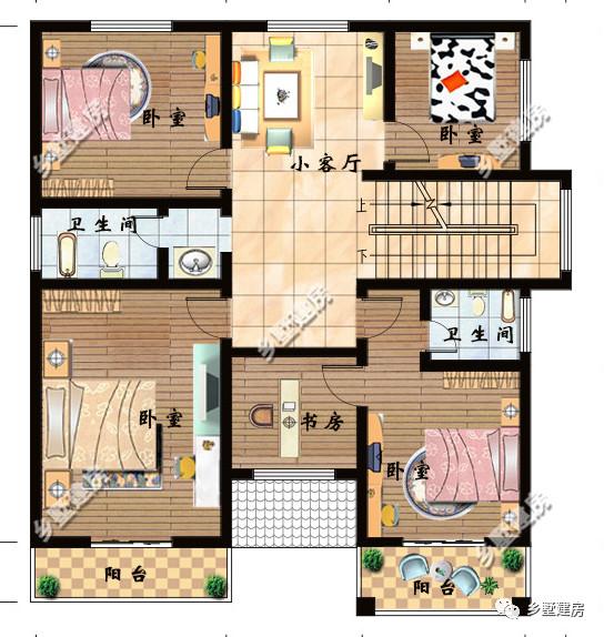 三款帶露臺(tái)的農(nóng)村別墅設(shè)計(jì)圖，簡(jiǎn)單實(shí)用，在農(nóng)村建一棟倍有面子！