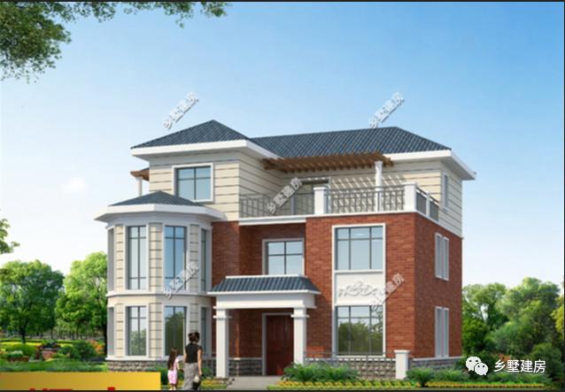 三款帶露臺(tái)的農(nóng)村別墅設(shè)計(jì)圖，簡(jiǎn)單實(shí)用，在農(nóng)村建一棟倍有面子！
