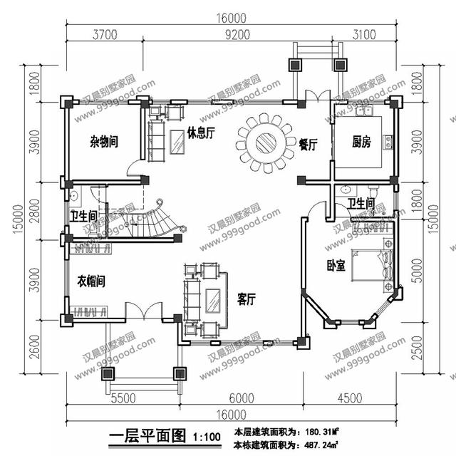 自建三層別墅設計圖，造價50萬，實在太漂亮！