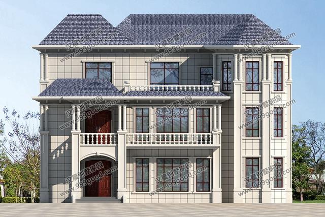 自建三層別墅設計圖，造價50萬，實在太漂亮！