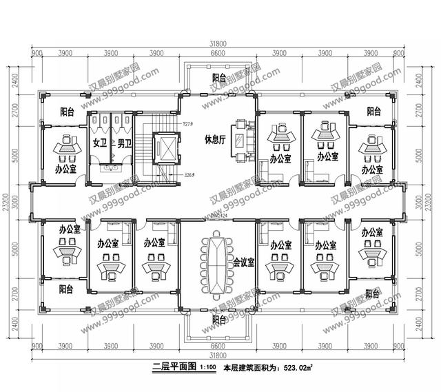 古典歐式和徽派中式結(jié)合的別墅設(shè)計圖，造型挺別致。