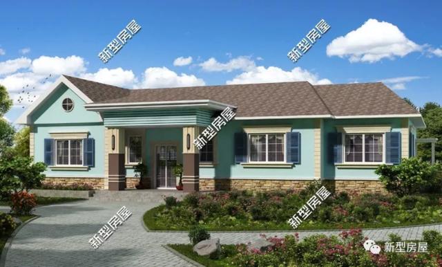 5套最美一層養(yǎng)老別墅設(shè)計(jì)圖，經(jīng)濟(jì)實(shí)惠10萬就建成。