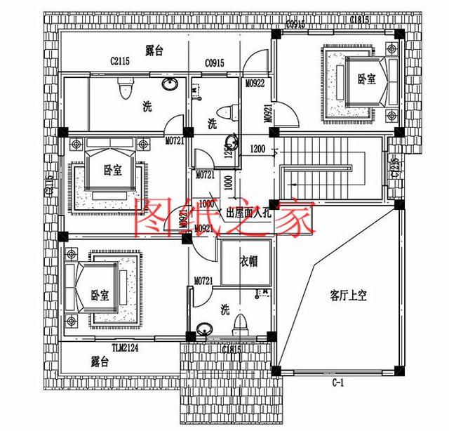 大戶型二層別墅設計圖，造價只要20萬，讓您的別墅獨一無二！