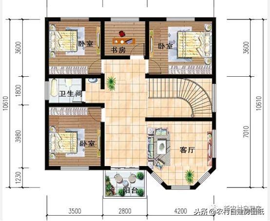 3款2層別墅設計圖助你抱得美人歸，過年相親不在沒底氣！