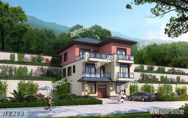 半山坡自建房，不會因為地形而影響美觀，真是長見識了