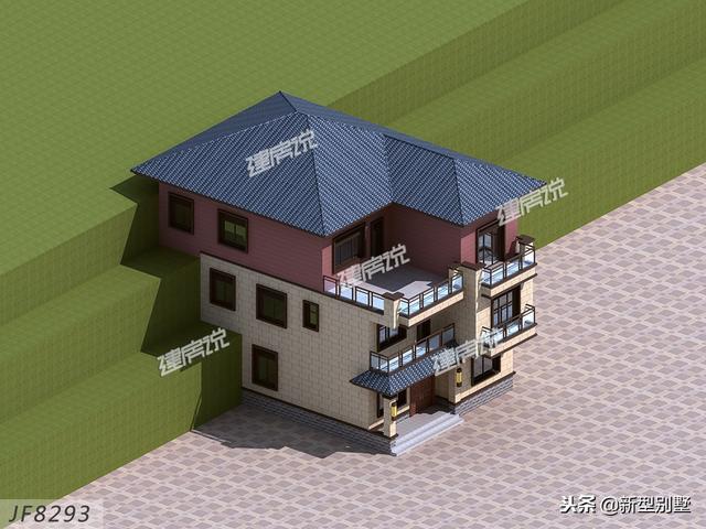 半山坡自建房，不會因為地形而影響美觀，真是長見識了
