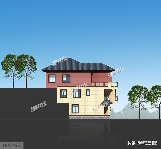 半山坡自建房，不會因為地形而影響美觀，真是長見識了