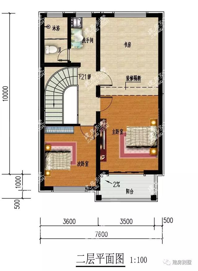 小面寬的兩層農(nóng)村自建房，第一棟建起來只要20多萬。
