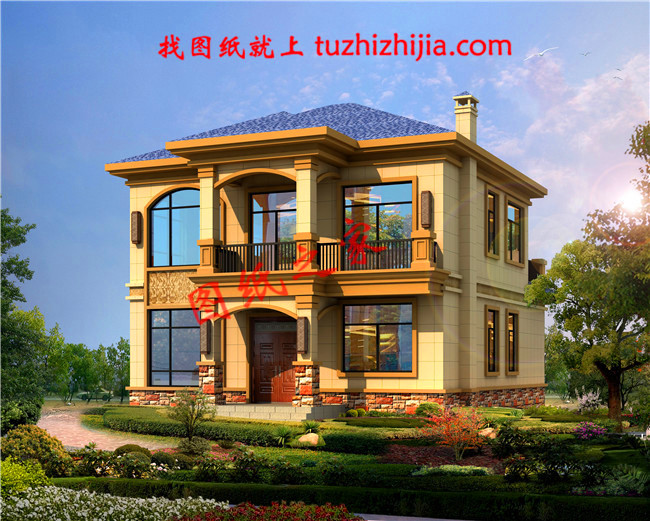 2026二層農村新款別墅設計圖，建一棟就非常有面子