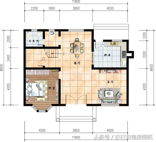 20萬到40萬的別墅設計圖，錢花的值，城里2套房都不換！