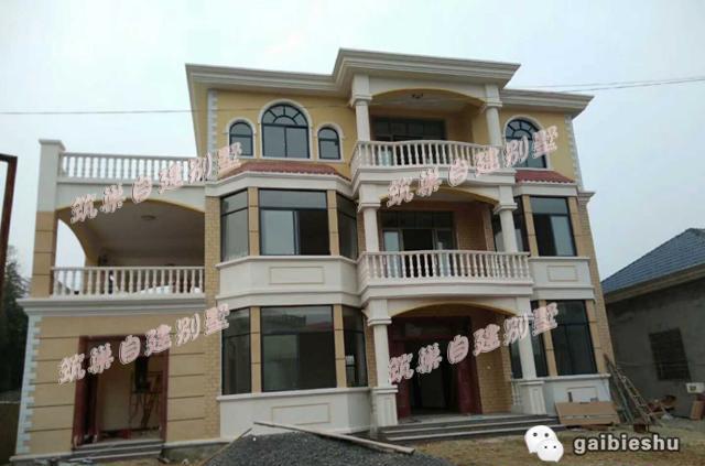 三層別墅設計圖，130平米，設計獨特外觀大氣上檔次。