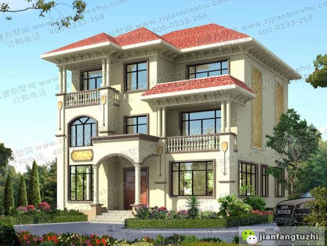 方正戶型別墅設計圖，12×12帶臥室套房，您值得選擇！