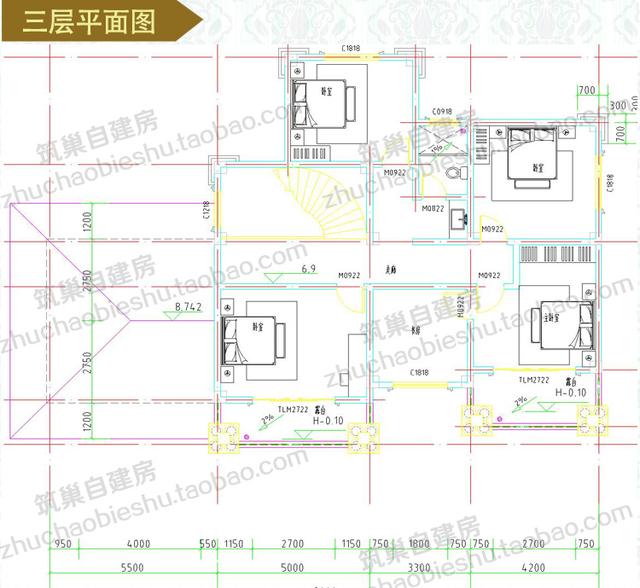 4套三層別墅設計圖，每一款都帶落地窗和車庫，彰顯現代時尚！