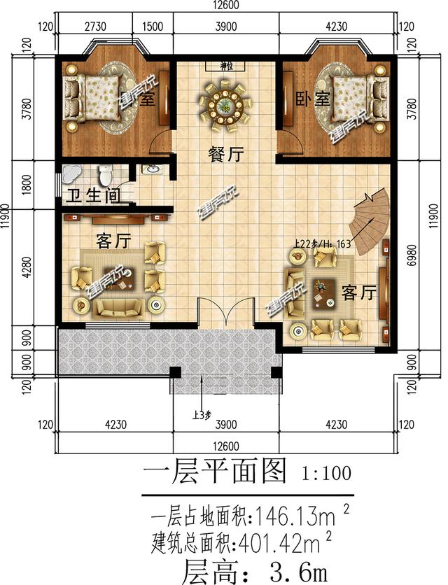 三層別墅設計圖，這魅力擋不住，看一眼就愛上它啦！