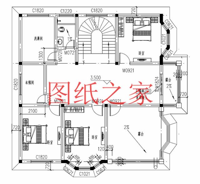 6套農村二層別墅設計圖，160平米30萬，一起來看看吧！